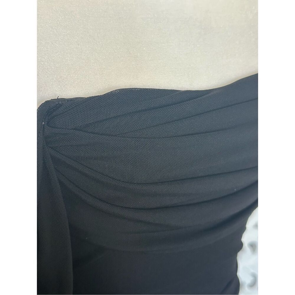 ‎Bodycon Black Mesh Dress - Picture 4 of 8